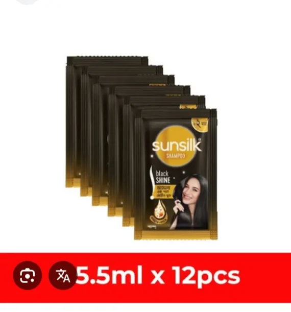 সানসিল্ক সেম্পু পাতা ১২ পিস